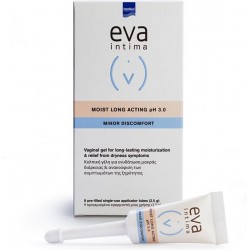 EVA INTIMA MOIST LOG ACTING PH 3.0  9 KΟΛΠΙΚΟΊ EΦΑΡΜΟΣΤΈΣ 2.5g