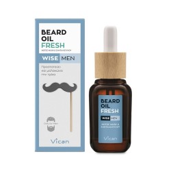 VICAN WISE MEN - BEARD OIL FRESH ΕΛΑΙΟ ΦΡΟΝΤΙΔΑΣ  30ml