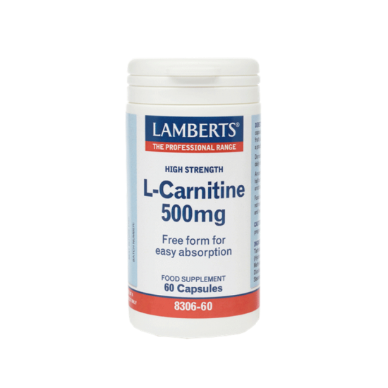 LAMBERTS L-CARNITINE 500mg 60caps