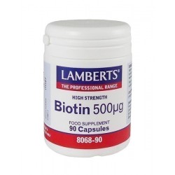 LAMBERTS BIOTIN 500μg 90caps LAMBERTS BIOTIN 500μg 90caps