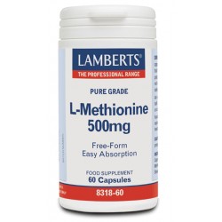 LAMBERTS L-METHIONINE 500mg 60caps LAMBERTS L-METHIONINE 500mg 60caps
