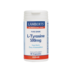 LAMBERTS L-TYROSINE 500mg 60caps LAMBERTS L-TYROSINE 500mg 60caps