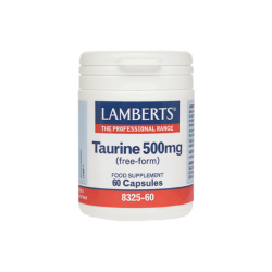 LAMBERTS TAURINE 500mg 60caps