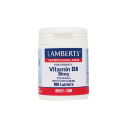 LAMBERTS VITAMIN B6 (PYRIDOXINE) 50mg 100tabs