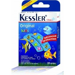 KESSLER CLINICA ORIGINAL STRIPS KIDS FISH 20τεμ. KESSLER CLINICA ORIGINAL STRIPS KIDS FISH 20τεμ.