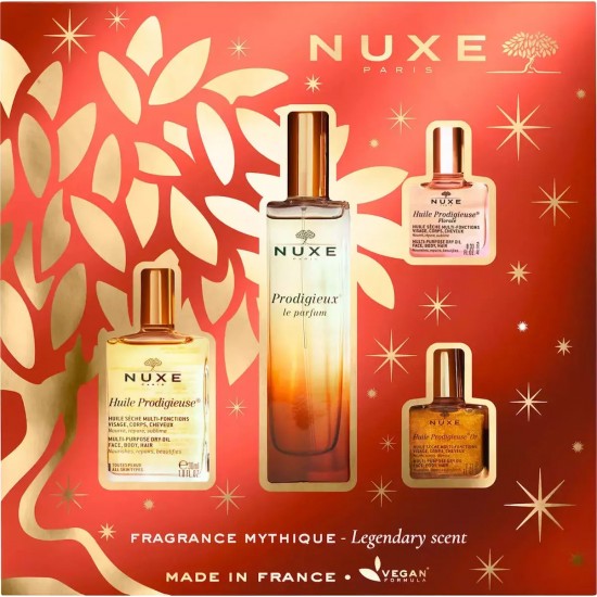NUXE HUILE PRODIGIEUSE MYTHIQUE PERFUME SET NUXE HUILE PRODIGIEUSE MYTHIQUE PERFUME SET