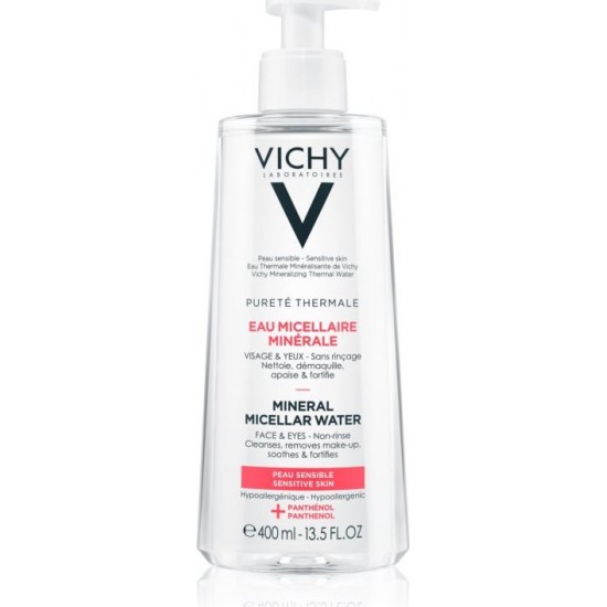 VICHY PURETE THERMALE MICELAR WATER SENSITIVE 400ml VICHY PURETE THERMALE MICELAR WATER SENSITIVE 400ml