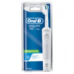 ORAL B ΗΛΕΚΤΡΙΚΗ ΟΔΟΝΤΟΒΟΥΡΤΣΑ VITALITY CROSS ACTION ΛΕΥΚΗ