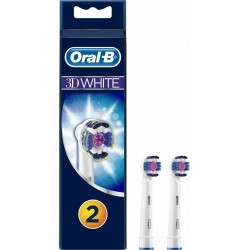 ORAL B ΑΝΤΑΛΛΑΚΤΙΚΑ 3D WHITE 2τεμ. ORAL B ΑΝΤΑΛΛΑΚΤΙΚΑ 3D WHITE 2τεμ.