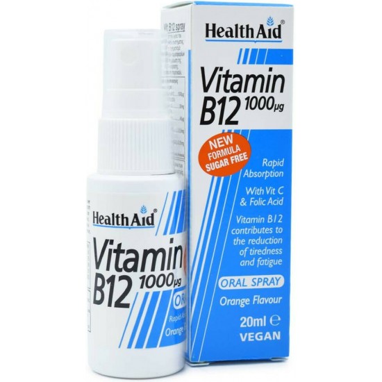 HEALTH AID VITAMIN B12 1000mg SPRAY 20ml
