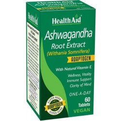 HEALTH AID ΣΥΜΠΛΗΡΩΜΑ ΔΙΑΤΡΟΦΗΣ ASHWAGANDHA 60tabs HEALTH AID ΣΥΜΠΛΗΡΩΜΑ ΔΙΑΤΡΟΦΗΣ ASHWAGANDHA 60tabs