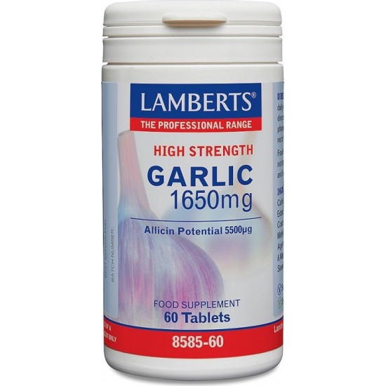 LAMBERTS GARLIC 1650mg 60tabs