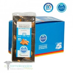 ΣΟΚΟΛΑΤΑ ΜΑΥΡΗ ΜΕ ΠΡΟΒΙΟΤΙΚΑ & ΑΜΥΓΔΑΛΑ 110gr 