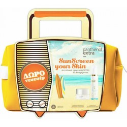 PANTHENOL EXTRA SUNSCREEN YOUR SKIN ΑΝΤΙΗΛΙΑΚΗ DIAPHANOUS SPF30 50ml &ΑΝΤΙΡΥΤΙΔΙΚΗ  FACE + EYE CREAM 50ml