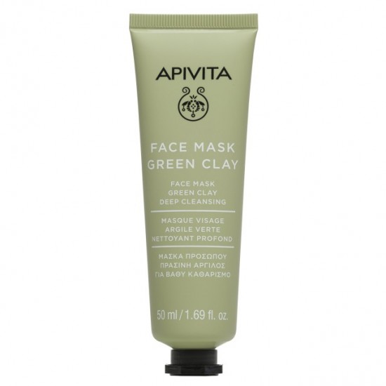APIVITA FACE MASK WITH GREEN CLAY 50ml