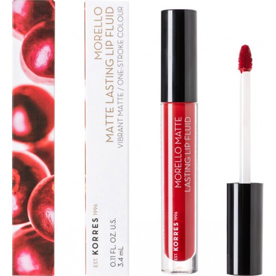 KORRES MAQ. MORELLO LIP STICK FLUIDE BRICK RED. NO59 - 3.4ML