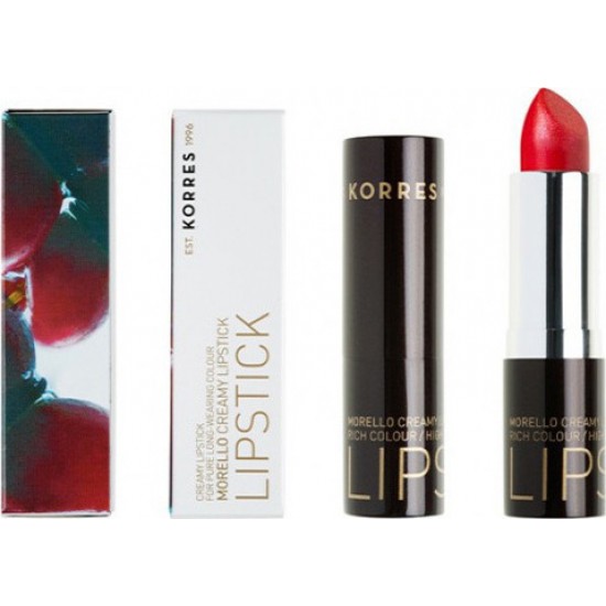 KORRES MORELLO LIPSTICK CREAMY 52 RED SATIN 3.5gr