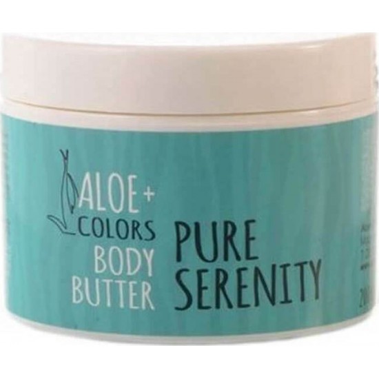 Aloe+ Colors Pure Serenity Ενυδατικό Butter Σώματος με Aloe Vera & Άρωμα White Musk για Ξηρές Επιδερμίδες 200ml