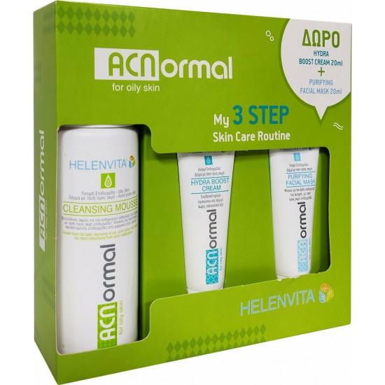 HELENVITA ACNORMAL PROMO 3 STEP CLEANSING MOUSSE 150ml