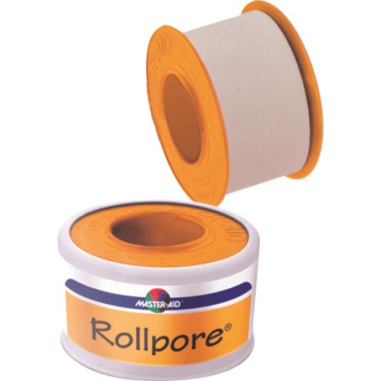 MASTER AID ΧΑΡΤΙΝΗ ΕΠΙΔΕΣΜΙΚΗ ΤΑΙΝΙΑ ROLL PORE 5m*2.5cm