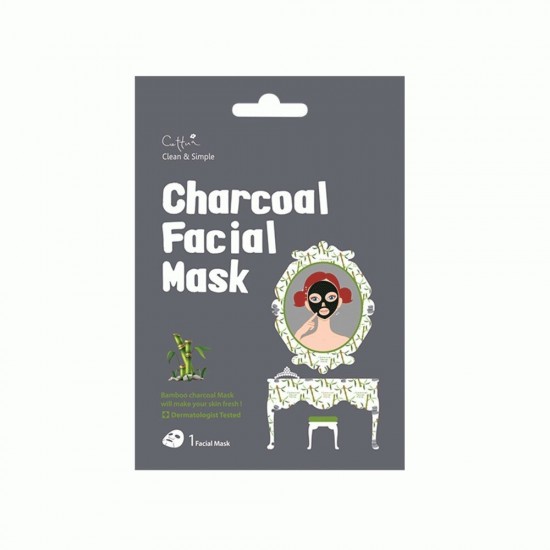 CETTUA CLEAN + SIMPLE CHARCOAL FACIAL MASK (1 ΤΕΜ.)