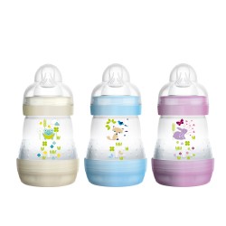 MAM ΜΠΙΜΠΕΡΟ ΘΗΛΗ ΣΙΛΙΚΟΝΗΣ 0+ PP ANTI-COLIC 160ml