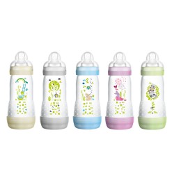 MAM ΜΠΙΜΠΕΡΟ ΘΗΛΗ ΣΙΛΙΚΟΝΗΣ 4+ PP EASY START ANTI-COLIC 260ml