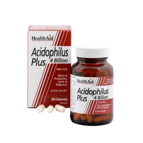 HEALTH AID ACIDOPHILUS PLUS 4 BILLION 30caps