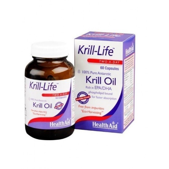 HEALTH AID KRILL LIFE OIL 500mg 60caps