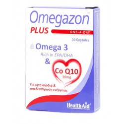 HEALTH AID OMEGAZON PLUS OMEGA 3 & COQ10 30caps HEALTH AID OMEGAZON PLUS OMEGA 3 & COQ10 30caps