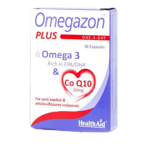 HEALTH AID OMEGAZON PLUS OMEGA 3 & COQ10 30caps