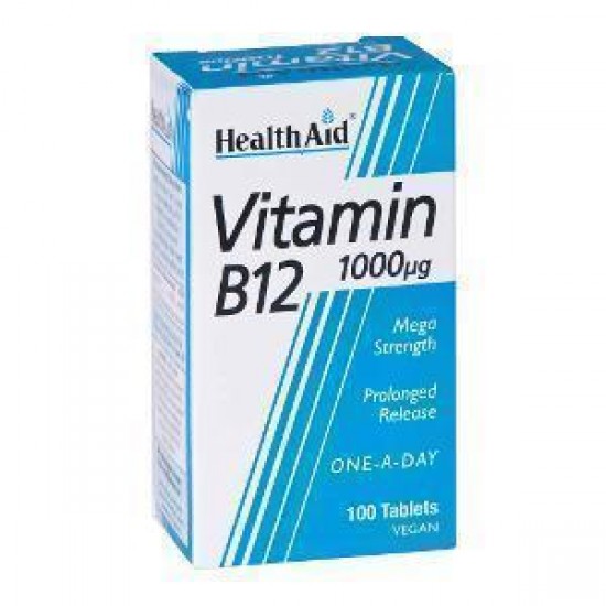 HEALTH AID VITAMIN B12 1000mg 100tabs
