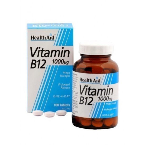HEALTH AID VITAMIN B12 1000mg 50tabs