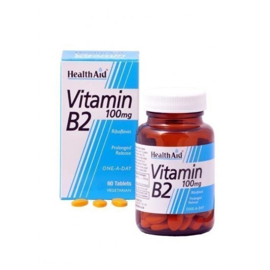HEALTH AID VITAMIN B2 100mg 60tabs