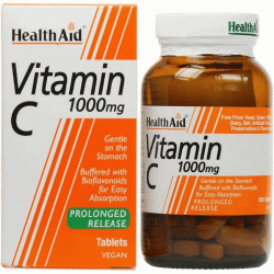 HEALTH AID VITAMIN C ORANGE ΒΡΑΔΙΑΣ ΑΠΟΔΕΥΣΜΕΥΣΗΣ 1000mg 60tabs
