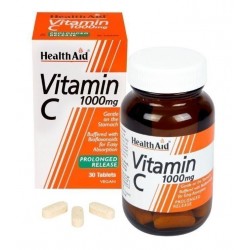 HEALTH AID VITAMIN C PROLONGED RELEASE 1000mg 30tabs