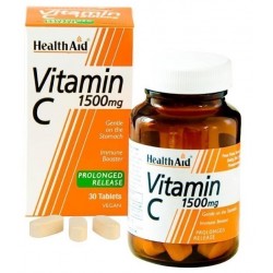 HEALTH AID VITAMIN C PROLONGED RELEASE 1500mg 30tabs