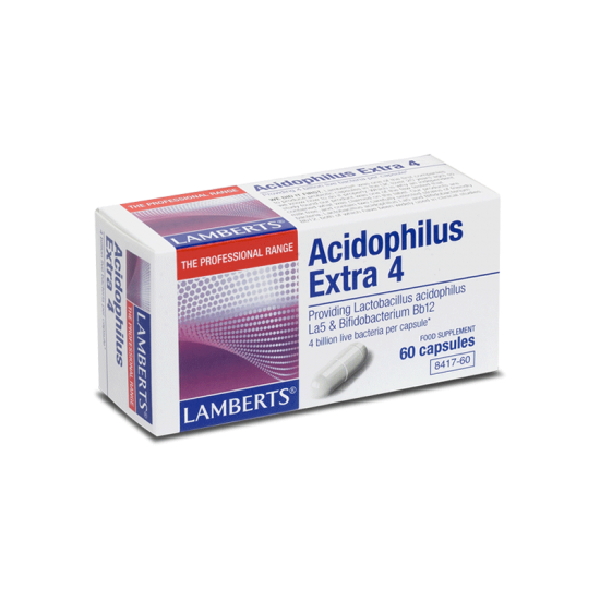 LAMBERTS ACIDOPHILUS EXTRA 4 60caps