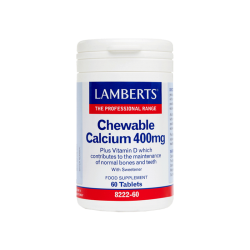 LAMBERTS CHEWABLE CALCIUM 400mg 60tabs