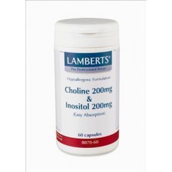 LAMBERTS CHOLINE 200mg / INOSITOL 200mg 60caps