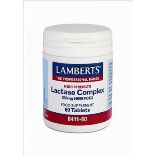 LAMBERTS LACTASE COMPLEX 200mg 60tabs