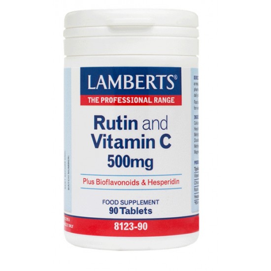 LAMBERTS RUTIN & VITAMIN C 500mg & BIOFLAVONOIDS 90tabs
