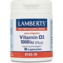 LAMBERTS VITAMIN D 1000IU 30caps