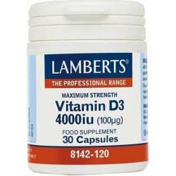 LAMBERTS VITAMIN D3 4000i.u 30caps