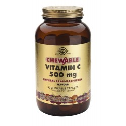 SOLGAR VITAMIN-C 500mg CHEWABLE RASBERRY 90tabs SOLGAR VITAMIN-C 500mg CHEWABLE RASBERRY 90tabs