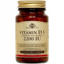 SOLGAR VITAMIN D3 2200i.u. 50vcaps SOLGAR VITAMIN D3 2200i.u. 50vcaps