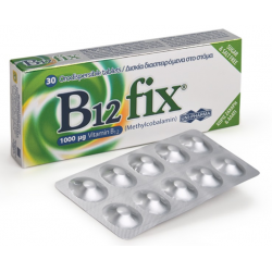 UNIPHARMA B12 FIX 1000μg 30tabs UNIPHARMA B12 FIX 1000μg 30tabs