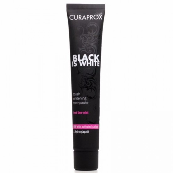 CURAPROX BLACK IS WHITE ΟΔONTOΚΡΕΜΑ ΛΕΥΚΑΝΤΙΚΗ 90ml